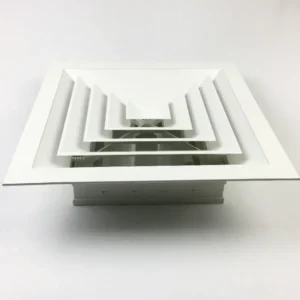 DIFUSOR  40X40CM CON DAMPER