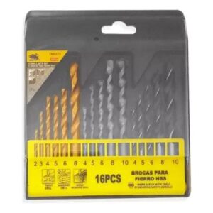 BROCA MIXTO 3 TIPOS 16 PCS TORO NEGRO