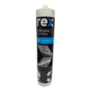 SILICONA AC?TICA COLORES: BLANCA Y TRANSPARENTE  REX