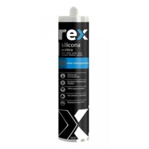 SILICONA ACETICA TRANSPARENTE REX